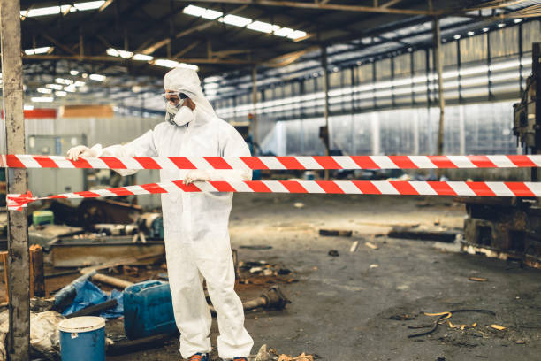 Professional Unattended Death Cleanup technician working in Marietta, OH